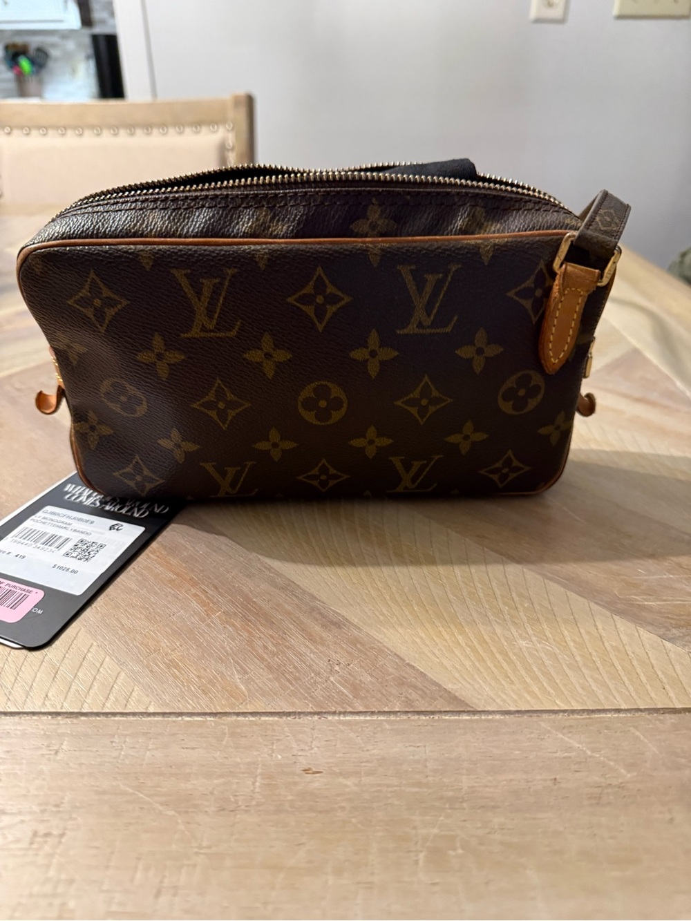 Louis Vuitton Monogram Canvas Shoulder Bag - Brown/Gold Trim - Picture 8 of 8